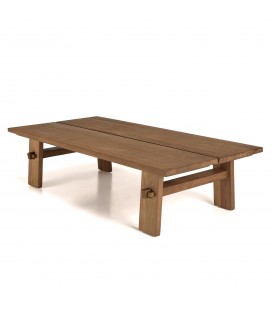 Table basse en bois massif 140x70cm SULA