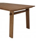 Table à manger rectangulaire 220x90cm en bois de teck recyclé SULA