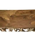 Console en bois flotté et teck massif 120cm BEBIDA
