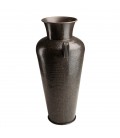 Vase alu avec anses L45cm H1m couleur cuivre noir antique HONORE