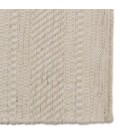 Grand tapis rectangulaire 200x290cm laine texturée nuances de beige SANCHO