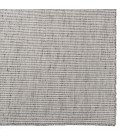 Grand tapis rect 200x290cm en laine tissée couleur blanc/gris chiné CANCUN