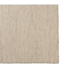 Grand tapis 200x290cm laine tissée couleur blanc/marron chiné CANCUN
