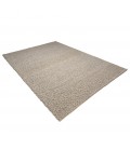 Grand tapis rectangulaire 200x290cm en laine bouclée taupe CANCUN