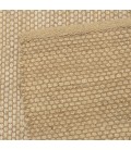 Grand tapis rectangulaire 200x290cm en jute et coton beige CANCUN