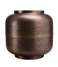 Vase largeur 39cm hauteur 38cm acier couleur bronze cuivré DODOMA