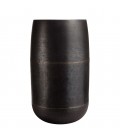 Vase largeur 29cm hauteur 52cm acier couleur bronze cuivré DODOMA