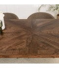Table de repas en bois massif recyclé 220x100cm CINA