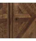 Buffet 3 portes bois massif formes symétriques CINA