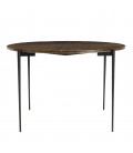 Table ronde en bois massif 120x120cm CINA