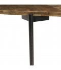 Table à manger bords concaves 200x100cm bois recyclé CINA