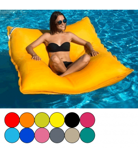 Pouf coussin géant flottant de piscine - 12 coloris