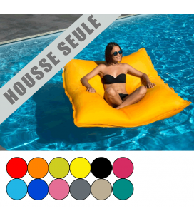 Housse de pouf coussin géant flottant de piscine 170x130cm - 12 coloris