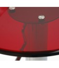 Tabouret de bar acrylique design Fan 5 coloris - Set de 2 - 