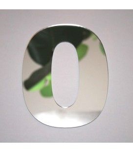 Miroir chiffre design Arial 0