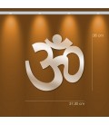 Miroir symbole bouddhiste Aum - 3 dimensions - 