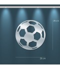 Miroir décoratif ballon de football - 3 dimensions - 