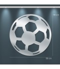 Miroir décoratif ballon de football - 3 dimensions - 