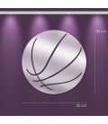 Miroir décoratif ballon de basket - 3 dimensions - 