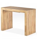 Table console extensible en bois massif 12 couverts Woodini 5 coloris - 